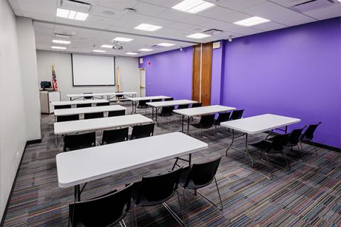 Program Room at Naper Blvd. Library